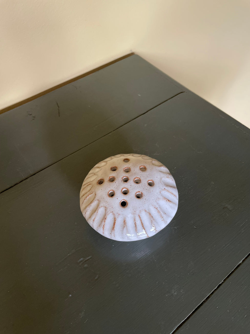 Ceramic flower frog