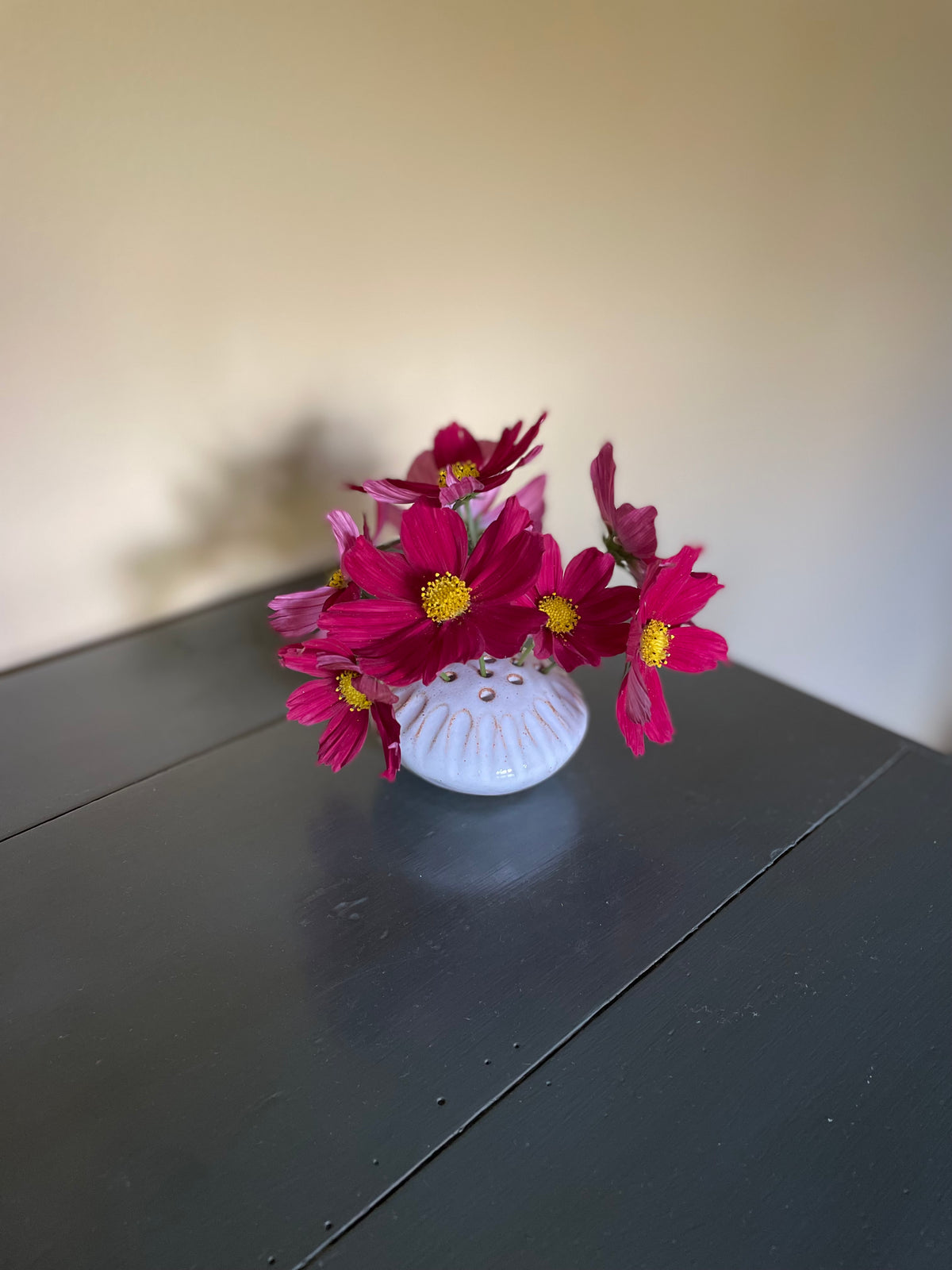 Ceramic flower frog