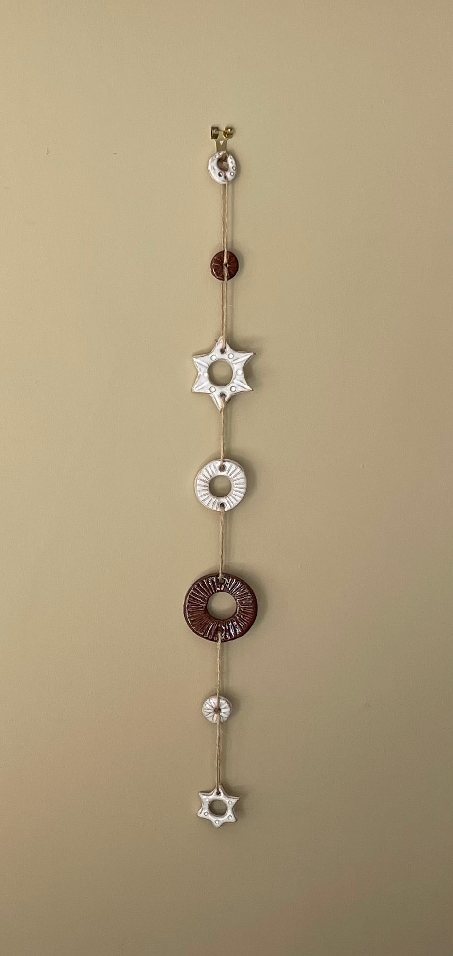 Ceramic seed wall decorations