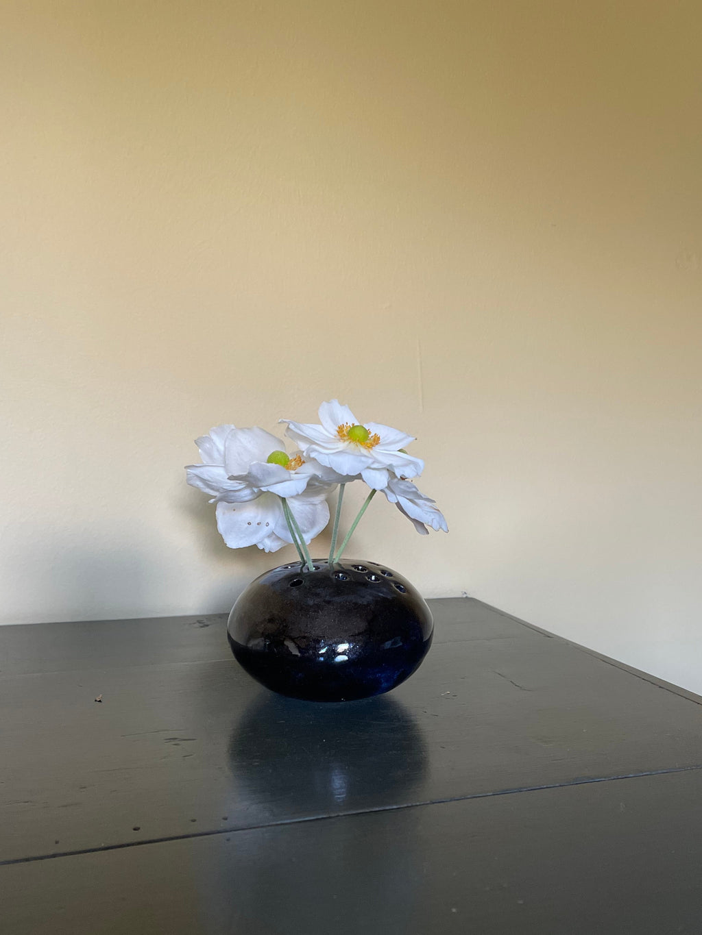 Ceramic flower frog