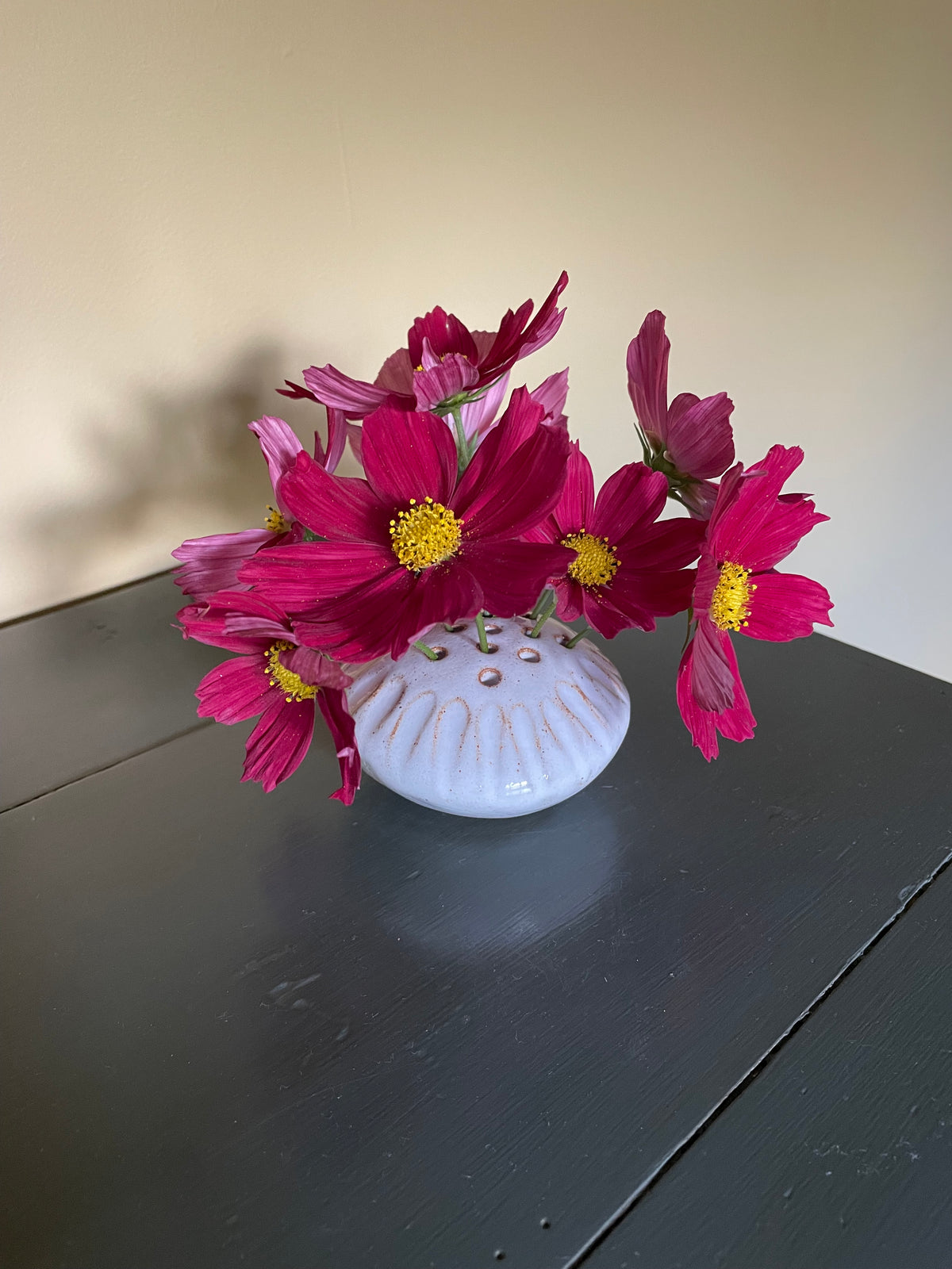 Ceramic flower frog